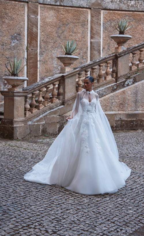 vestido largo de novia