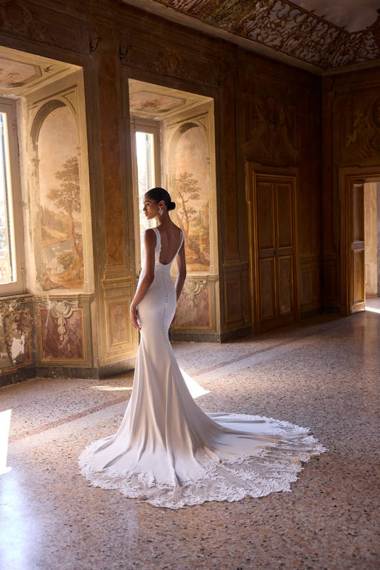vestido romántico de novia