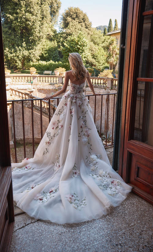 vestido corte sirena Veni Infantino